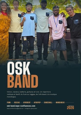 Couverture du dossier de presse OSK Band